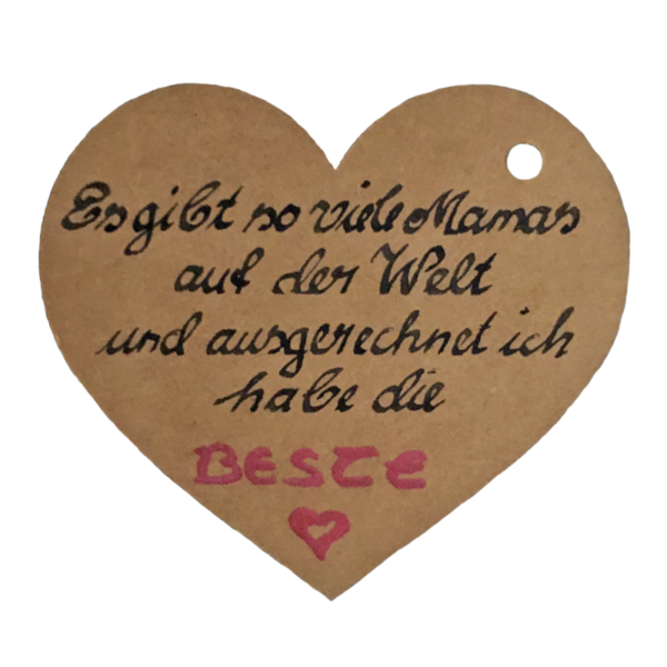 Der Geschenkanhänger “Mamas”