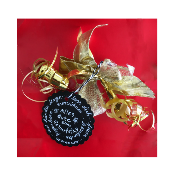 Geschenkanhänger "Geburtstagsgruß"
